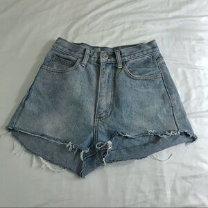 Brandy Melville John Galt Blue Denim Shorts